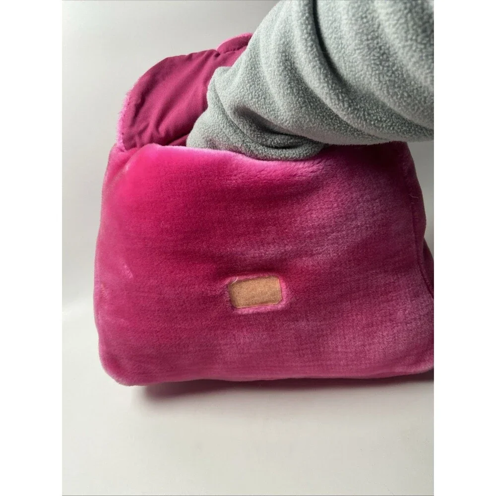 Mattel Barbie Vintage Plush Pillow Pink Purse W/ Pajama Pocket Storage Girls
